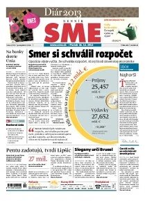 Obálka e-magazínu SME 14.12.2012