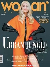 Obálka e-magazínu Woman magazín jeseň 2013