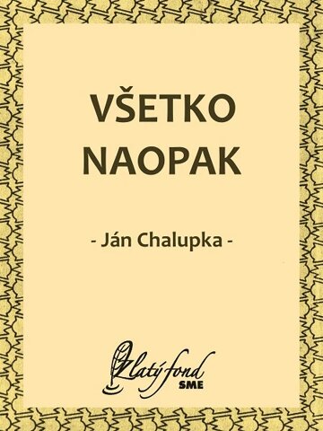 Obálka knihy Všetko naopak