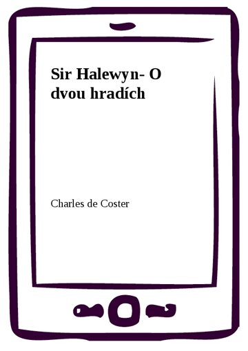 Obálka knihy Sir Halewyn- O dvou hradích
