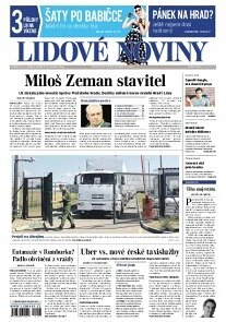 Obálka e-magazínu Lidové noviny 23.8.2014