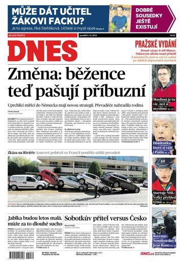 Obálka e-magazínu MF Dnes 5.10.2015