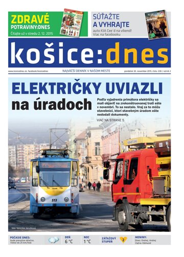 Obálka e-magazínu košice:dnes 20.11.2015
