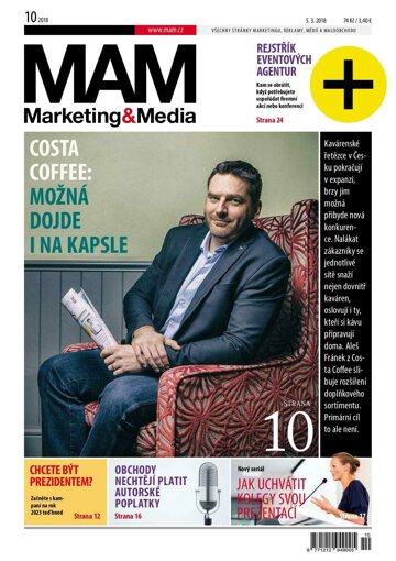 Obálka e-magazínu Marketing & Media 10 - 5.3.2018