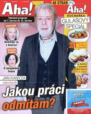 Obálka e-magazínu AHA! Tv - 6.6.2019