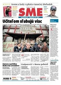 Obálka e-magazínu SME 30.11.2012