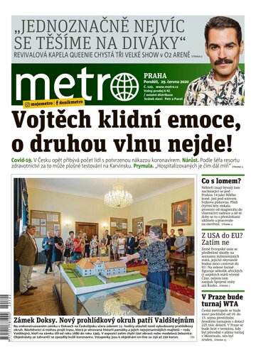 Obálka e-magazínu deník METRO 29.6.2020