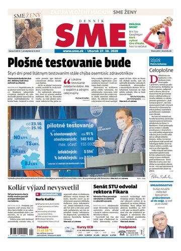 Obálka e-magazínu SME 27.10.2020