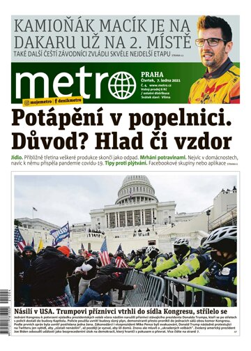 Obálka e-magazínu deník METRO 7.1.2021