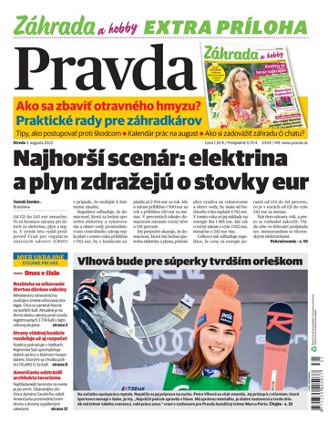 Obálka e-magazínu Pravda 3. 8. 2022