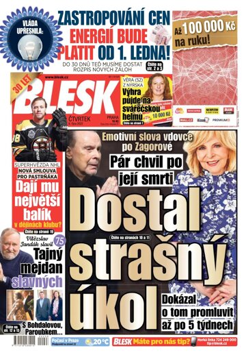 Obálka e-magazínu Blesk 6.10.2022