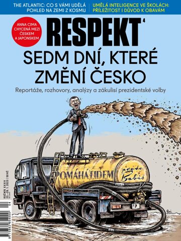 Obálka e-magazínu Respekt 4/2023