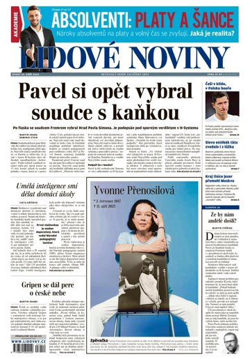 Obálka e-magazínu Lidové noviny 12.9.2023