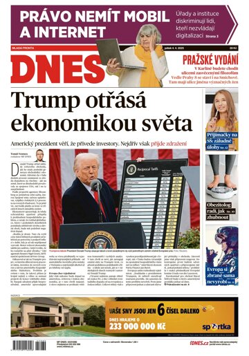 Obálka e-magazínu MF Dnes 4.4.2025