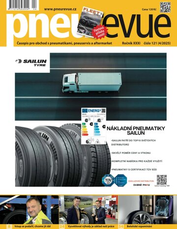 Obálka e-magazínu PNEU REVUE 4 / 2025