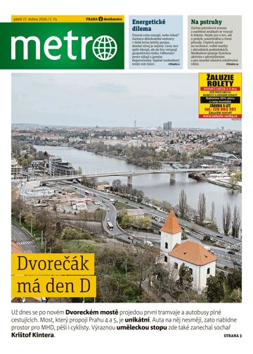 Obálka e-magazínu deník METRO 17.4.2026