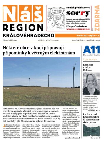 Obálka e-magazínu Náš Region - Královéhradecko