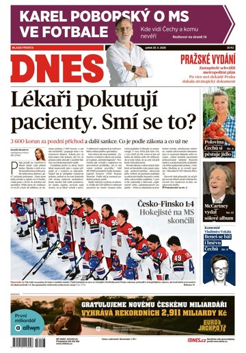 Obálka e-magazínu MF Dnes 29.5.2026