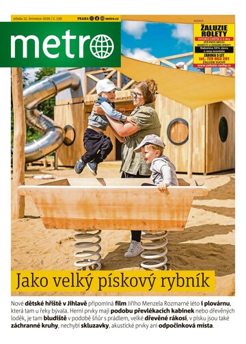 Obálka e-magazínu deník METRO 22.7.2026