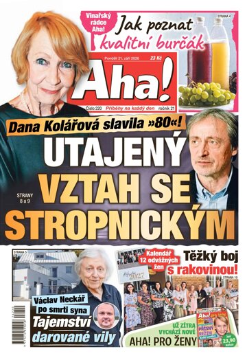 Obálka e-magazínu AHA! 21.9.2026