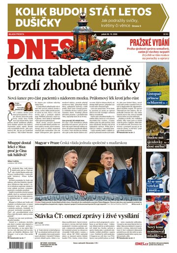 Obálka e-magazínu MF Dnes 30.10.2026