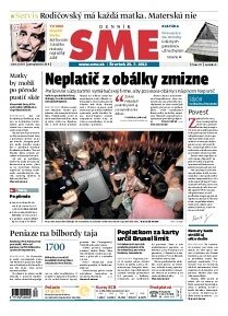Obálka e-magazínu SME 25.7.2013