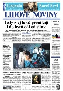 Obálka e-magazínu Lidové noviny 10.3.2014