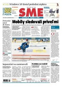 Obálka e-magazínu SME 9.4.2014
