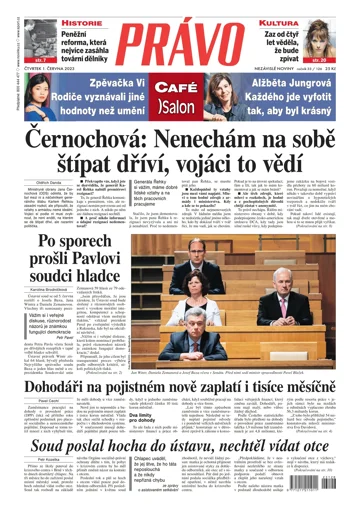 Deník Právo 1.6.2023
