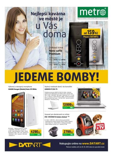 Obálka e-magazínu deník METRO 8.10.2015