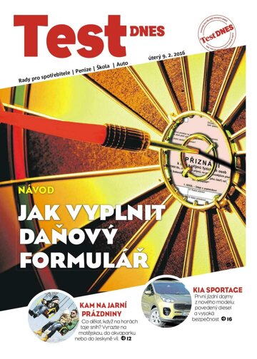 Obálka e-magazínu TEST DNES - 9.2.2016