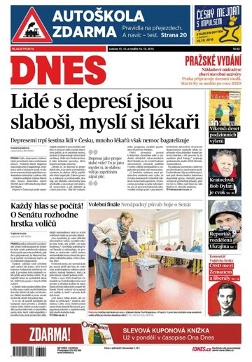 Obálka e-magazínu MF Dnes 15.10.2016