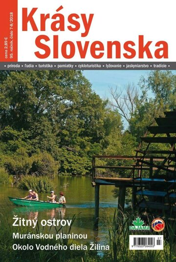 Obálka e-magazínu Krásy Slovenska 7-8/2018