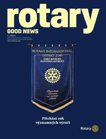 Obálka e-magazínu Rotary Good News 1 / 2019