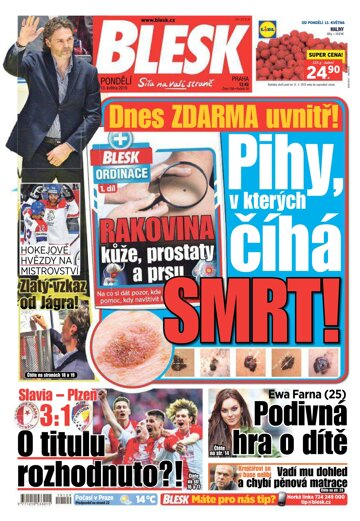 Obálka e-magazínu Blesk 13.5.2019