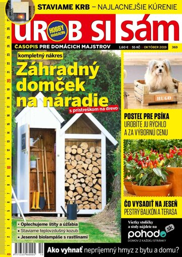 Obálka e-magazínu Urob si sám 10/2019