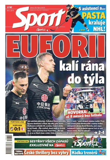 Obálka e-magazínu Sport 29.10.2019
