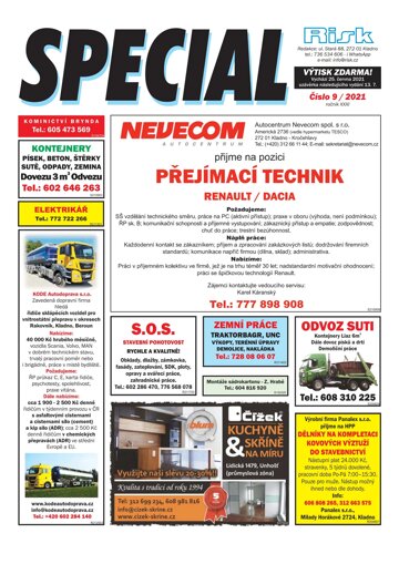 Obálka e-magazínu Special 9/2021