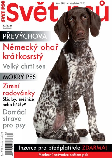 Obálka e-magazínu Svět psů 12/2021