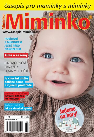 Obálka e-magazínu Miminko 1-2/2023