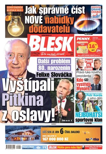 Obálka e-magazínu Blesk 25.1.2023