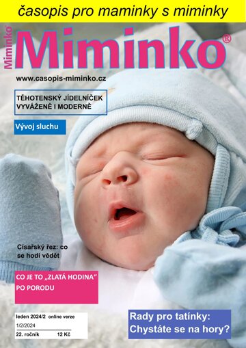 Obálka e-magazínu Miminko 1/2 2024