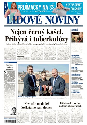 Obálka e-magazínu Lidové noviny 19.3.2024