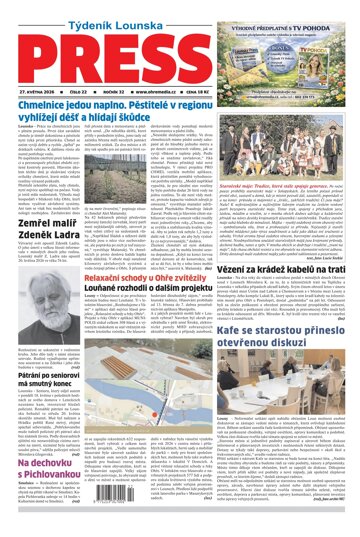 Obálka e-magazínu Lounský press 22/26