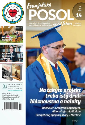 Obálka e-magazínu Evanjelický posol spod Tatier 14/2026
