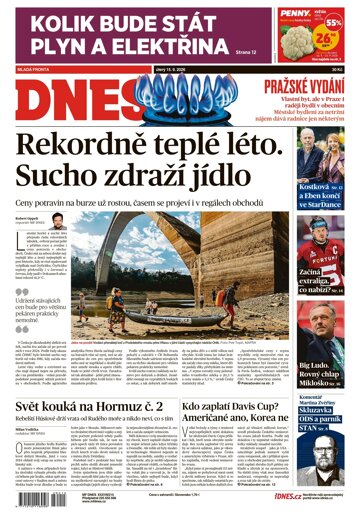 Obálka e-magazínu MF Dnes 15.9.2026