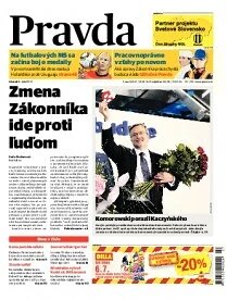 Obálka e-magazínu Pravda 6.7.2010