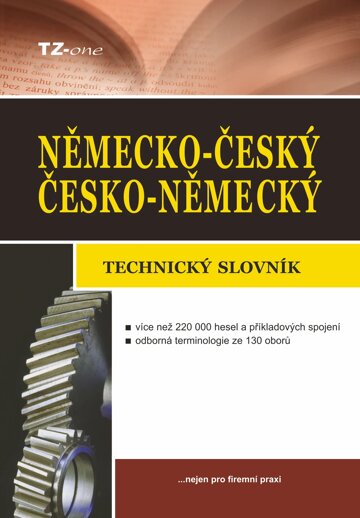 Obálka knihy Německo-český/ česko-německý technický slovník