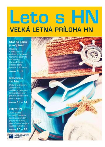 Obálka e-magazínu Leto s HN
