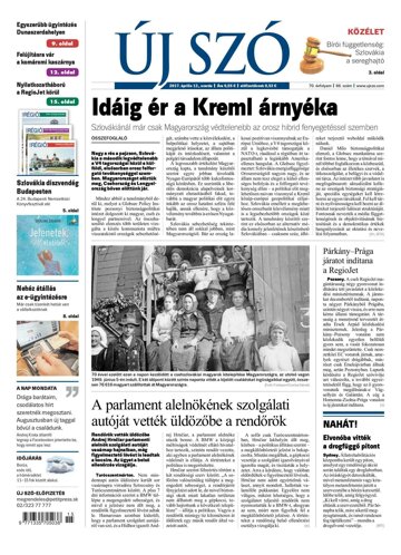 Obálka e-magazínu Új Szó 12.4.2017
